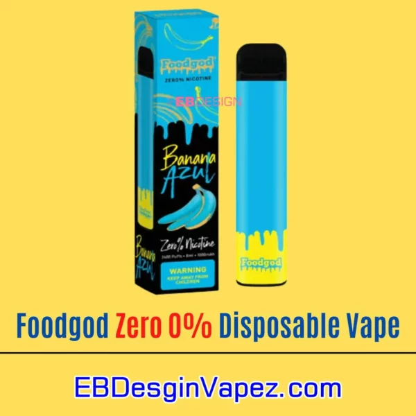 Banana Azul - Foodgod Zero 0% Disposable Vape