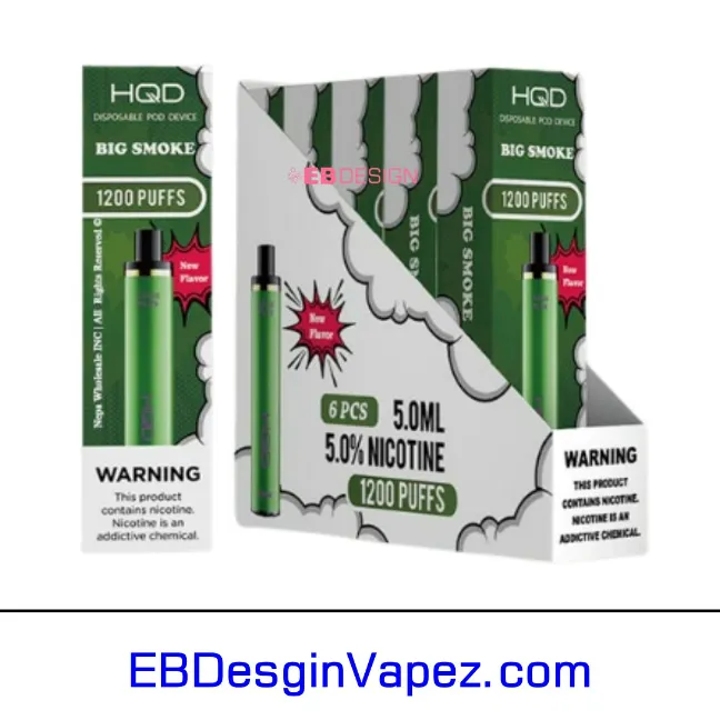 Big Smoke Cuvie Plus 1200 Puffs disposable vape