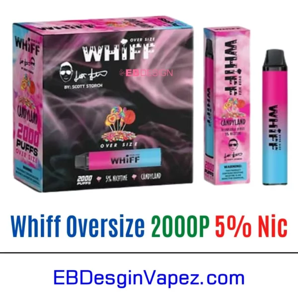 2000 puffs Candyland - Whiff Disposable Vape