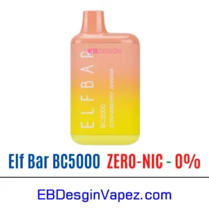 Elf Bar BC5000 ZERO - Strawberry Banana