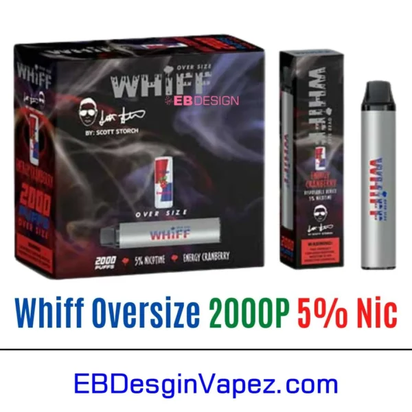 Energy Cranberry - Whiff Disposable Vape 2000 puffs