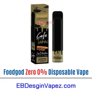 Foodgod Zero 0% Disposable Vape - Cafe Tabac disposable
