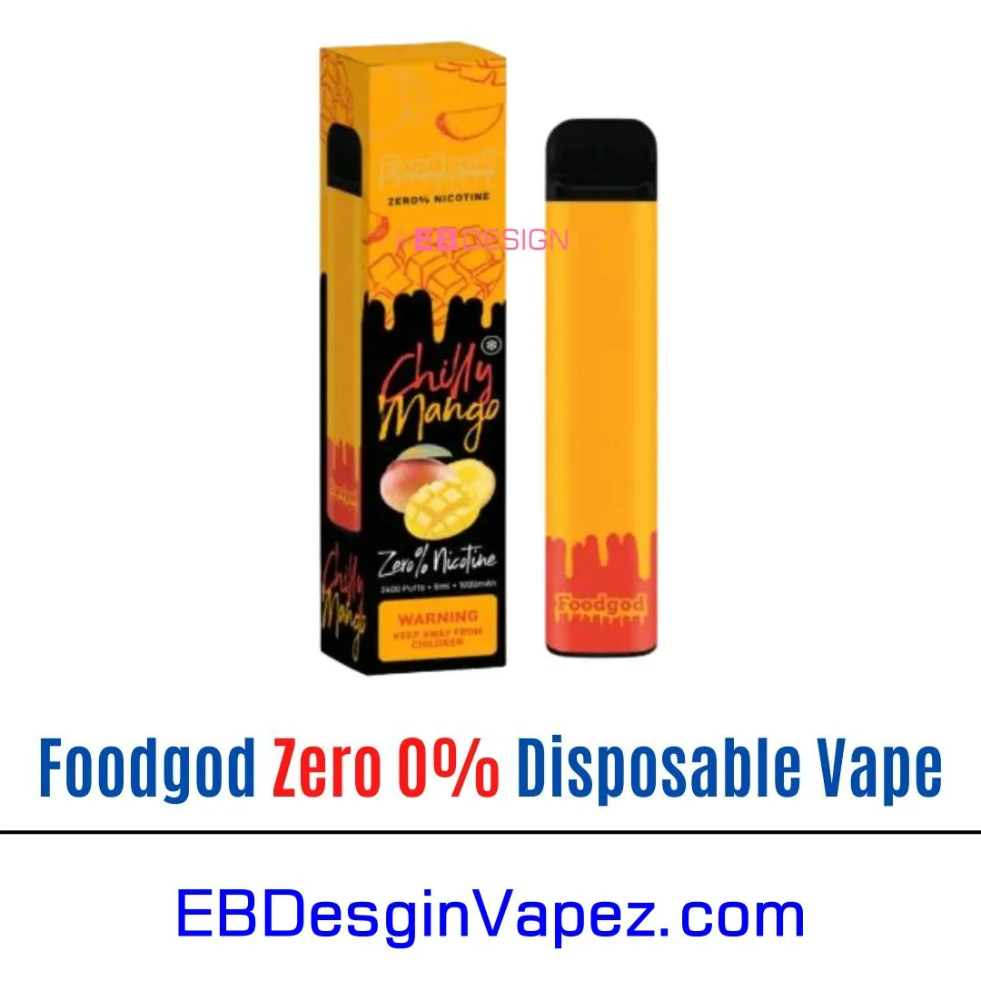 Foodgod Zero 0% Vape - Chilly Mango