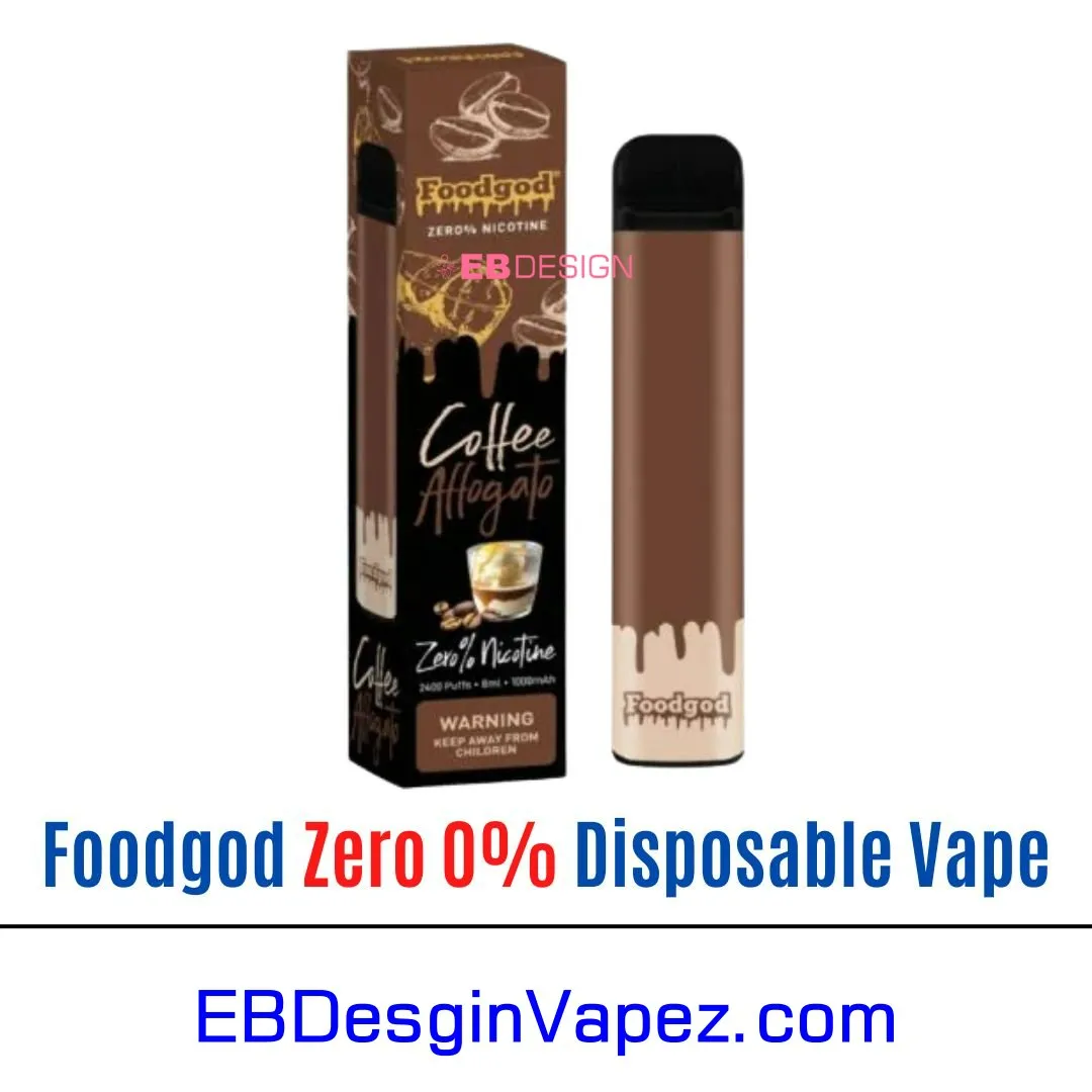 Foodgod Zero 0% Vape - Coffee Affogato