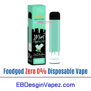 Foodgod Zero 0% Vape - Mint Popsicles