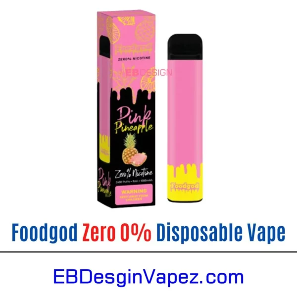 Foodgod Zero 0% Vape - Pink Pineapple