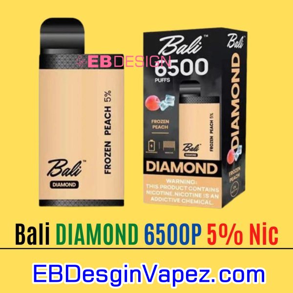 Frozen Peach - Bali DIAMOND Vape 6500