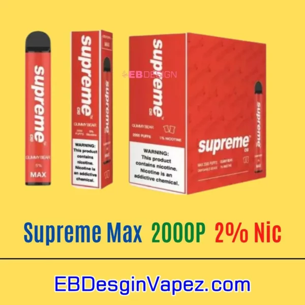 Gummy bear - Supreme Max 2% Vape 2000 puffs