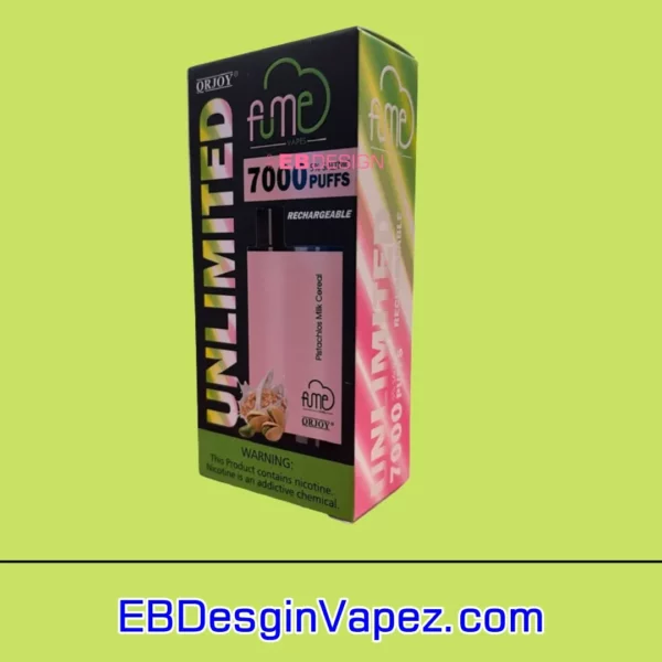 PISTACHIOS MILK CREAM Fume Unlimited rechargeable