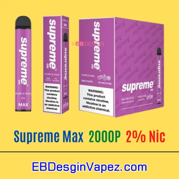 Purple rain - Supreme Max 2% Vape disposable