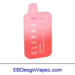 Strawberry Ice Elf bar EBDESIGN BC5000 disposable