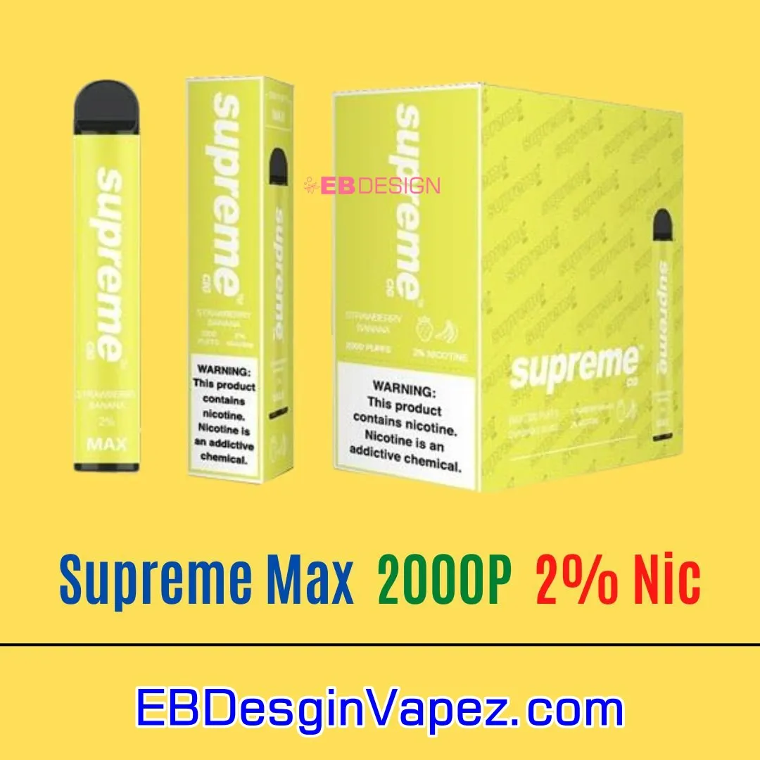 Supreme Disposable Ecigs 2% Nicotine