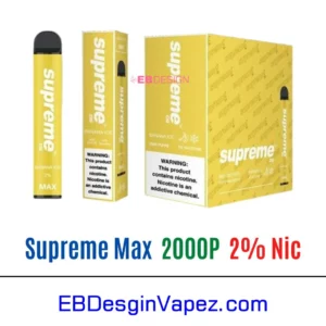 Supreme Max 2% Vape - Banana ice