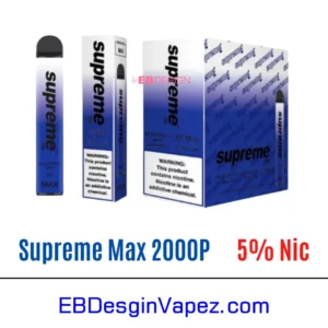 Supreme Max 5% Vape - Blueberry mint