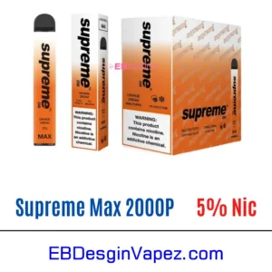 Supreme Max 5% Vape - Orange dream