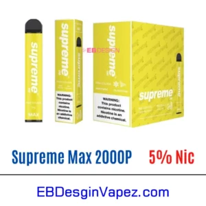 Supreme Max 5% Vape - Pina colada 2000 puffs