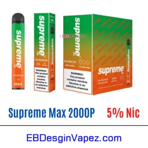 Supreme Max 5% Vape - Rainbow 2000 puffs