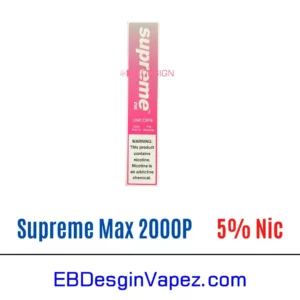 Supreme Max 5% Vape - Unicorn 2000 puffs
