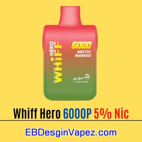 Whiff Hero Disposable Vape - Arctic Mango
