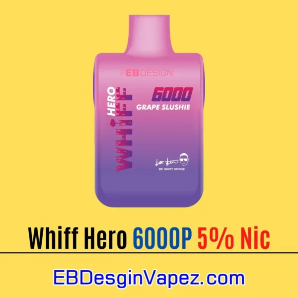 Whiff Hero Disposable Vape - Grape Slushie