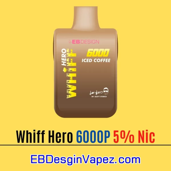 Whiff Hero Disposable Vape - Iced Coffee