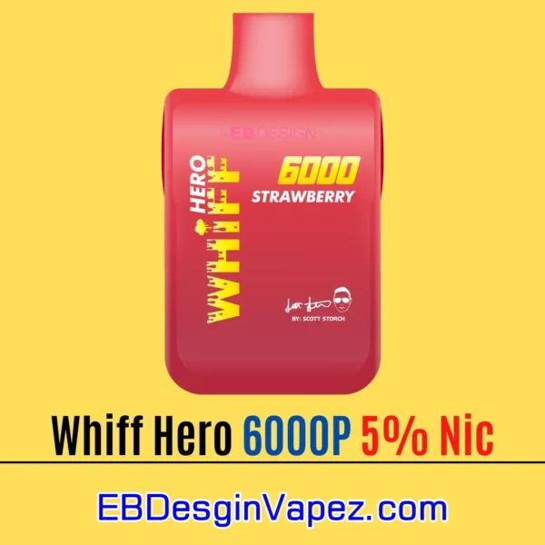 Whiff Hero Disposable Vape - Strawberry